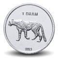 HAUT KARABAGH / ARTASKH - PIECE de 1 Dram - Léopard - 2013 – Km29 – JeromeCollection