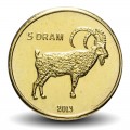 HAUT KARABAGH / ARTASKH - PIECE de 5 Dram - Chèvre - 2013 – Km31 – JeromeCollection