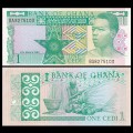 GHANA - Billet de 1 Cedi - Vannier - 1982 – P17b – JeromeCollection