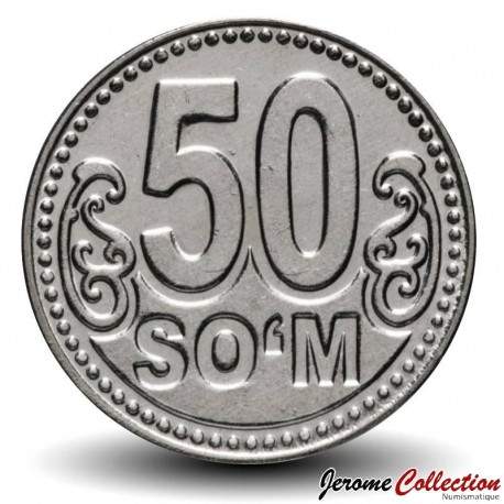 OUZBEKISTAN - PIECE de 50 Som - 2018 – Km36 – JeromeCollection