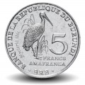 BURUNDI - PIECE de 5 Francs - Oiseau Tantale ibis - 2014 – Km27 – JeromeCollection