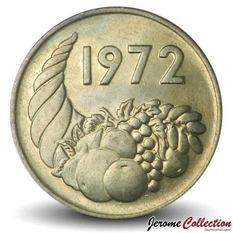 ALGÉRIE - PIECE de 20 CENTIMES - Corne d'abondance - Fao - 1972 – Km103 – JeromeCollection