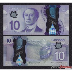 CANADA - Billet de 10 Dollars - Polymer - 2013