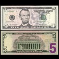 ETATS UNIS / USA - Billet de 5 Dollars - Abraham Lincoln - L(12) San Francisco - 2006 – P524aL – JeromeCollection