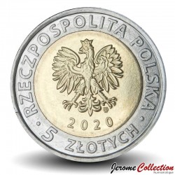 POLOGNE - PIECE de 5 ZLOTE - Palais Branicki à Białystok - 2020