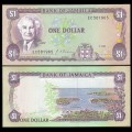 JAMAIQUE - Billet de 1 Dollar - Sir Alexander Bustamante - 01.01.1990 – P68Ad – JeromeCollection