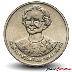 THAILANDE - PIECE de 2 Baht - Organisation mondiale de la santé - 1990