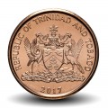 TRINITÉ-ET-TOBAGO - PIECE de 5 Cents (Magnétique) - Paradisier Grand Emeraude - 2017 – Km30b – JeromeCollection