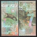 FAUNUS ISLAND - Billet de 7 DOLLARS - Écureuil volant - 2020 – 0007 – JeromeCollection
