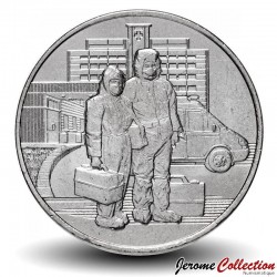 RUSSIE - PIECE de 25 Roubles - Travail des agents de santé - 2020 – Y1947 – JeromeCollection