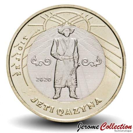 KAZAKHSTAN - PIECE de 100 Tenge - Jeune courageux / Er Jigit - 2020 – Km487 – JeromeCollection