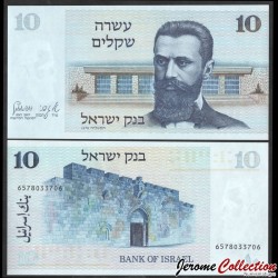 ISRAEL - Billet de 10 Shekalim - Dr. Theodor Herzl - 1978