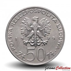 POLOGNE - PIECE de 50 Zlotych - Les rois de Pologne: Mieszko 1er - 1979