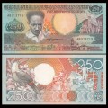 SURINAME - Billet de 250 Gulden - Toucan - 1988 – P134 – JeromeCollection