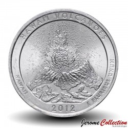 ETATS UNIS / USA - PIECE de 25 Cents - America the Beautiful - Parc national des volcans d'Hawaï - Hawaï - 2012 - D –