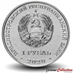 TRANSNISTRIE - PIECE de 1 Rouble - Année du buffle - 2020