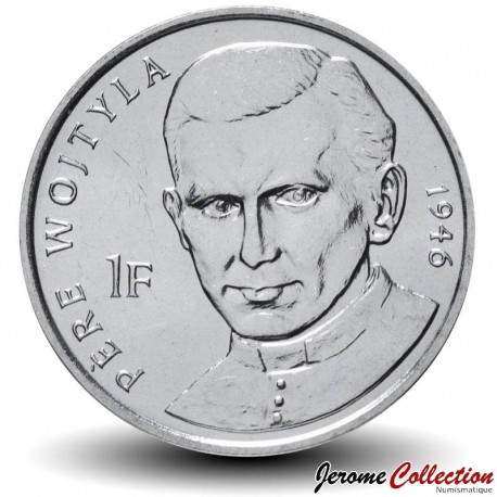 CONGO - PIECE de 1 Franc - 25 ans de la visite de Jean Paul II - Prêtre - 2004 – Km156 – JeromeCollection