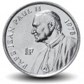 CONGO - PIECE de 1 Franc - 25 ans de la visite de Jean Paul II - Pape - 2004 – Km158 – JeromeCollection