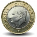 TURQUIE - PIECE de 1 Lira - Mustafa Kemal Atatürk - 2020 – Km1244 – JeromeCollection