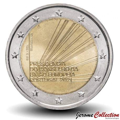 PORTUGAL - PIECE de 2 Euros - Présidence de l'UE - 2021 – Km921 – JeromeCollection