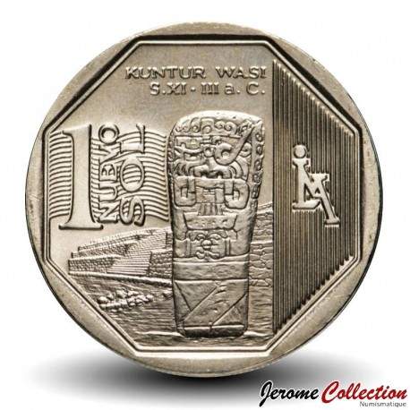 PEROU - PIECE de 1 Sol - Monolithe de Kuntur Wasi - 2012 – Km365 – JeromeCollection