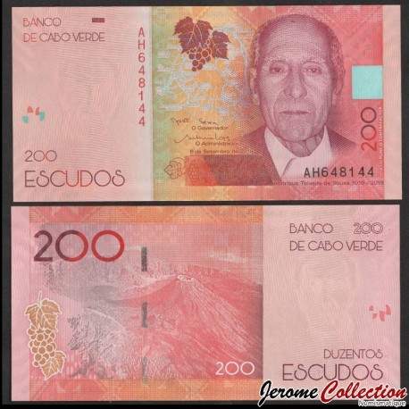 CAP-VERT - Billet de 200 Escudos - enrique Teixeira de Sousa - 2019 / 2021 – P76 – JeromeCollection