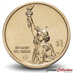 ETATS UNIS / USA - PIECE de 1 Dollar - Industrie et l’innovation - Classification des étoiles - Delaware - D - 2019