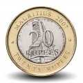 MAURICE - PIECE de 20 Roupies - Banque de l'Île Maurice - Bimétallique - 2007 – Km66 – JeromeCollection