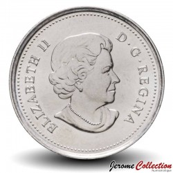 CANADA - PIECE de 25 Cents - Nature légendaire au Canada - Faucon pèlerin - Orque - Colorée - 2011