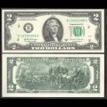 ETATS UNIS / USA - Billet de 2 Dollars - Thomas Jefferson - B(2) - New York - 2017A – P545bB – JeromeCollection