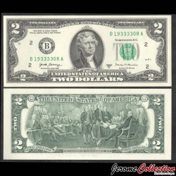 ETATS UNIS / USA - Billet de 2 Dollars - Thomas Jefferson - B(2) - New York - 2017A