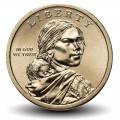 ETATS UNIS / USA - PIECE de 1 Dollar - Native american / Sacagawea - Code