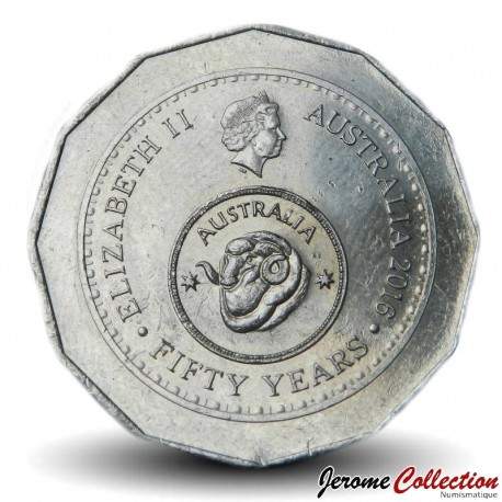 AUSTRALIE - PIECE de 50 Cents - 50 ans de la devise "Decimal" - 2016 – Km3254 – JeromeCollection