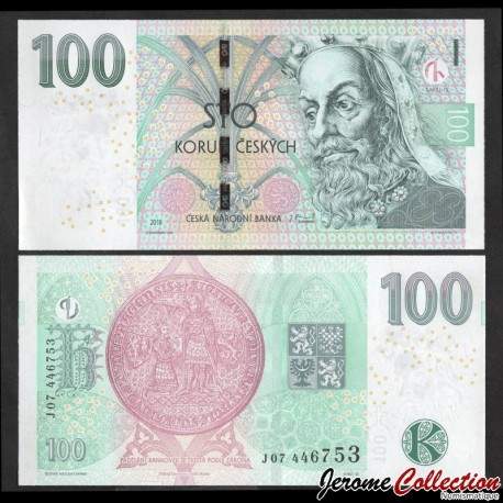 REPUBLIQUE TCHEQUE - Billet de 100 Korun - 2018 – P18g – JeromeCollection