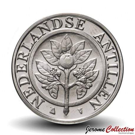 ANTILLES NEERLANDAISES - PIECE de 25 Cents - Fleur d'oranger - 2016 – Km35 – JeromeCollection