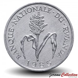 RWANDA - PIECE de 1 Franc - Épi de millet - 1985 – Km12 – JeromeCollection