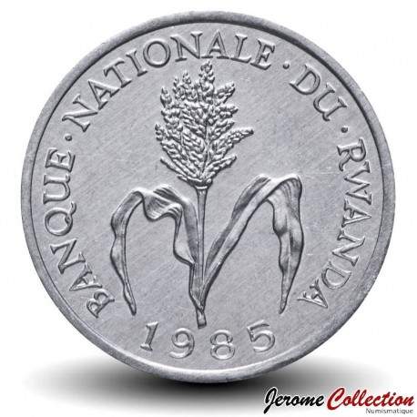 RWANDA - PIECE de 1 Franc - Épi de millet - 1985 – Km12 – JeromeCollection