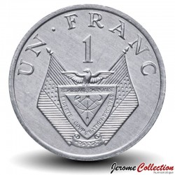 RWANDA - PIECE de 1 Franc - Épi de millet - 1985