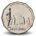 AUSTRALIE - PIECE de 50 Cents - Fin de la seconde guerre mondiale - 2005 – Km746 – JeromeCollection