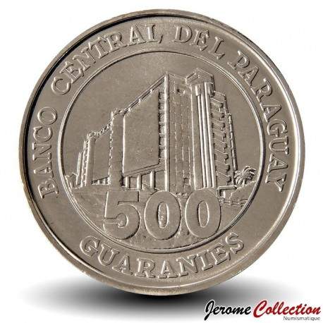 PARAGUAY - PIECE de 500 Guaranies - Général Bernardino Caballero - 2012 – Km195a – JeromeCollection