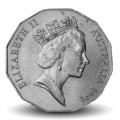 AUSTRALIE - PIECE de 50 Cents - Bélier - 1991 – Km139 – JeromeCollection