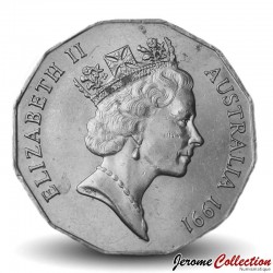 AUSTRALIE - PIECE de 50 Cents - Bélier - 1991