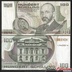 AUTRICHE - Billet de 100 Schillings - Eugen Böhm von Bawerk - 1984
