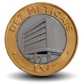 MOZAMBIQUE - PIÈCE de 10 Meticais - Bâtiment de la Banque centrale - 2006 – Km140 – JeromeCollection