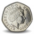 ROYAUME UNI - PIECE de 50 Pence - Bibliothèques publiques - 2000 – Km1004 – JeromeCollection
