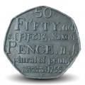 ROYAUME UNI - PIECE de 50 Pence - Dictionary of the English Language - 2005 – Km1050 – JeromeCollection