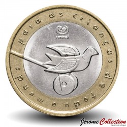 PORTUGAL - PIECE de 200 Escudos - Bimétal - UNICEF - 1999 – Km720 – JeromeCollection