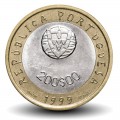 PORTUGAL - PIECE de 200 Escudos - Bimétal - UNICEF - 1999 – Km720 – JeromeCollection