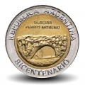 ARGENTINE - PIECE de 1 Peso - Bimétal - Glacier Perito Moreno - 2010 – Km160 – JeromeCollection