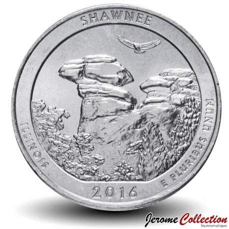 ETATS UNIS / USA - PIECE de 25 Cents - America the Beautiful - Forêt nationale de Shawnee - Illinois - 2016 - S – Km635